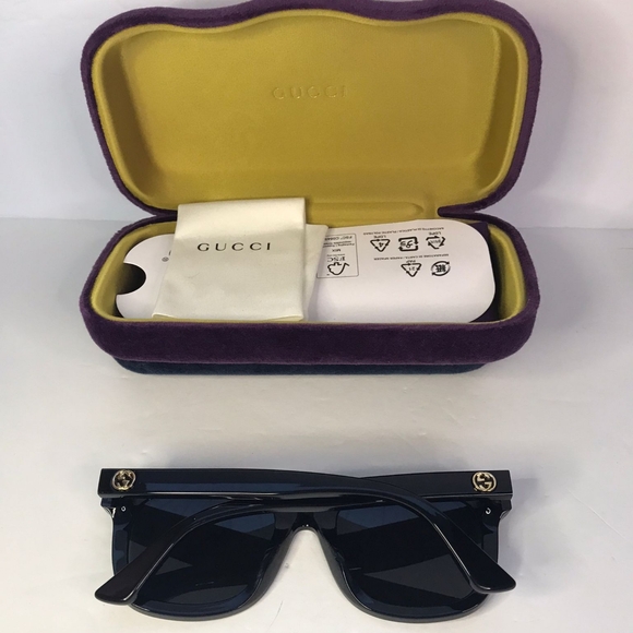 💯 Original Gucci GG0326S 001 Sunglasses with Case and Bag - Picture 5 of 12
